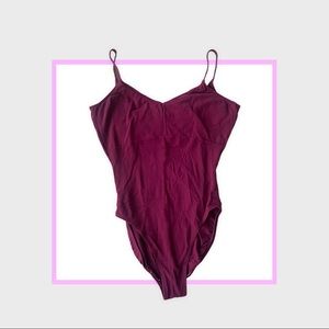Vintage berry dancer bodysuit